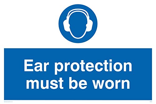 Viking Schilder mp263-a2l-v "Protection must be worn" Zeichen, Vinyl, 400 mm H x 600 mm W Viking Schilder mp263-a2l-v "Protection must be worn" Zeichen, Vinyl, 400 mm H x 600 mm W von Viking Signs