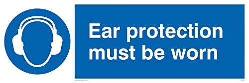 Viking Schilder mp263-l62-v "Protection must be worn" Zeichen, Vinyl, 200 mm H x 600 mm W Viking Schilder mp263-l62-v "Protection must be worn" Zeichen, Vinyl, 200 mm H x 600 mm W von Viking Signs