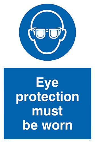 Viking Schilder mp281-a2p-v "Eye Protection must be worn" Zeichen, Vinyl, 600 mm H x 400 mm W Viking Schilder mp281-a2p-v "Eye Protection must be worn" Zeichen, Vinyl, 600 mm H x 400 mm W von Viking Signs