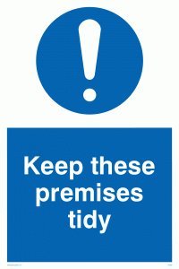 Viking Schilder mv309-a2p-v "Keep These Premises Tidy" Zeichen, Vinyl, 600 mm H x 400 mm W Viking Schilder mv309-a2p-v "Keep These Premises Tidy" Zeichen, Vinyl, 600 mm H x 400 mm W von Viking Signs
