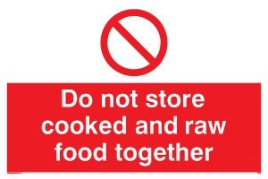 Viking Schilder ph208-a2l-ac "Nicht Speichern gekocht, und Raw Food zusammen" Schild aus Aluminium, Composite, 400 mm H x 600 mm W Viking Schilder ph208-a2l-ac "Nicht Speichern gekocht, und Raw Food zusammen" Schild aus Aluminium, Composite, 400 mm H x 600 mm W von Viking Signs