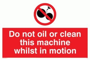 Viking Schilder pm38-a2l-3d "Nicht Öl oder reinigen diese Maschine in Motion" Sign, 3 mm starr, doppelseitige PVC, 400 mm H x 600 mm W Viking Schilder pm38-a2l-3d "Nicht Öl oder reinigen diese Maschine in Motion" Sign, 3 mm starr, doppelseitige PVC, 400 mm H x 600 mm W von Viking Signs