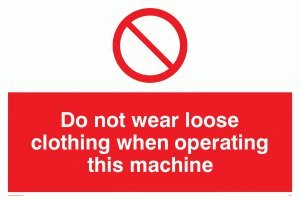 Viking Schilder pm42-a2l-ac "Nicht lose Kleidung tragen, wenn diese Maschine" Schild aus Aluminium, Composite, 400 mm H x 600 mm W Viking Schilder pm42-a2l-ac "Nicht lose Kleidung tragen, wenn diese Maschine" Schild aus Aluminium, Composite, 400 mm H x 600 mm W von Viking Signs