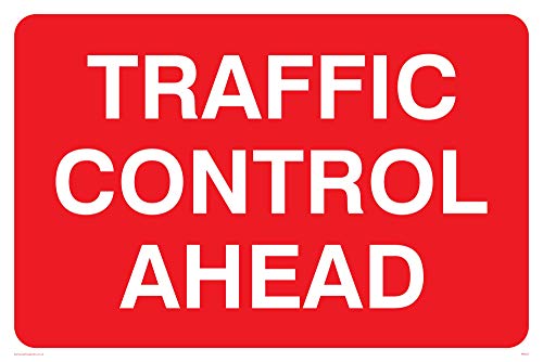 Viking Schilder pr557-a2l-3 m "Traffic Control Ahead" Zeichen, Kunststoff, 3 mm starr, 400 mm H x 600 mm W Viking Schilder pr557-a2l-3 m "Traffic Control Ahead" Zeichen, Kunststoff, 3 mm starr, 400 mm H x 600 mm W von Viking Signs
