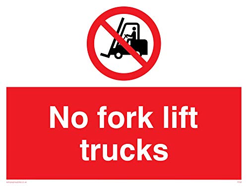 Viking Schilder pv58-a3l-ac "Keine Gabel Lift Trucks" Schild aus Aluminium, Composite, 300 mm H x 400 mm W Viking Schilder pv58-a3l-ac "Keine Gabel Lift Trucks" Schild aus Aluminium, Composite, 300 mm H x 400 mm W von Viking Signs