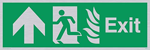 Viking Schilder sg683-l31-s Fire Schild "EXIT, links orientiert bis Arrow, starr silber Kunststoff, 100 mm H x 300 mm W Viking Schilder sg683-l31-s Fire Schild "EXIT, links orientiert bis Arrow, starr silber Kunststoff, 100 mm H x 300 mm W von Viking Signs