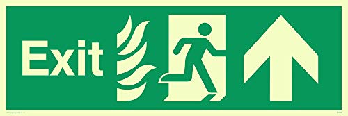 Viking Schilder sg689-l62-pv Fire Schild "EXIT, nach rechts ausgerichtet bis Arrow, Foto Leuchtziffern Aufkleber, 200 Mm H x 600 mm W Viking Schilder sg689-l62-pv Fire Schild "EXIT, nach rechts ausgerichtet bis Arrow, Foto Leuchtziffern Aufkleber, 200 Mm H x 600 mm W von Viking Signs