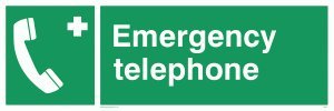 Viking Schilder sv411-l62-v "Notfall Telefon" Zeichen, Vinyl, 200 mm H x 600 mm W Viking Schilder sv411-l62-v "Notfall Telefon" Zeichen, Vinyl, 200 mm H x 600 mm W von Viking Signs
