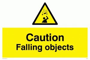 Viking Schilder wc486-a2l-ac "Caution Falling Objekte" Schild aus Aluminium, Composite, 400 mm H x 600 mm W von Viking Signs