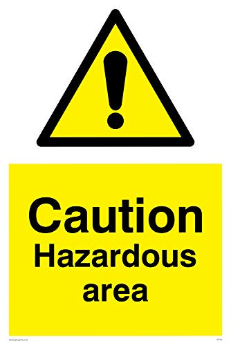 Viking Schilder wc492-a2p-v "Caution Gefährliche Bereich" Zeichen, Vinyl, 600 mm H x 400 mm W Viking Schilder wc492-a2p-v "Caution Gefährliche Bereich" Zeichen, Vinyl, 600 mm H x 400 mm W von Viking Signs