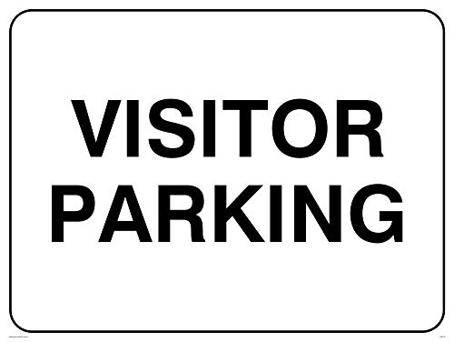 Viking Signs IA5476-A3L-V Schild "Visitor Parking", Vinyl, 300 mm H x 400 mm B von Viking Signs