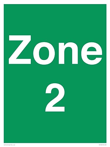 Zone 2 Schild – 300 x 400 mm – A3P von Viking Signs