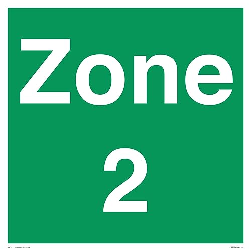 Zone 2 Schild – 400 x 400 mm – S40 von Viking Signs