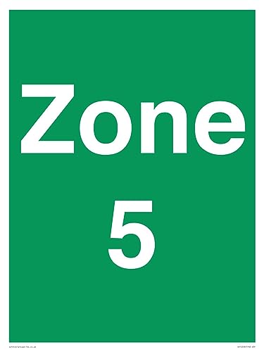 Zone 5 Schild – 300 x 400 mm – A3P von Viking Signs