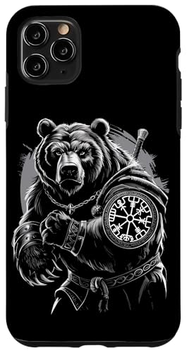 Berserker Bär Odin Vegvisir Nordischer Kompass Wikinger Hülle für iPhone 11 Pro Max von Viking Valhalla Krieger Normanne Runenkreis Götter