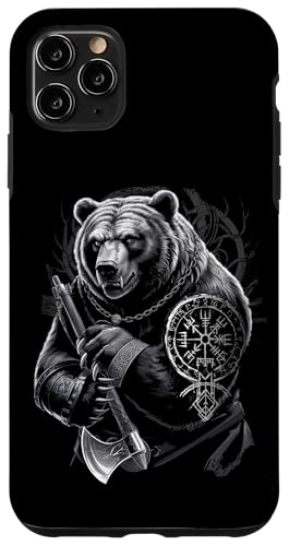 Berserker Bär Odin Vegvisir Nordischer Kompass Wikinger Hülle für iPhone 11 Pro Max von Viking Valhalla Krieger Normanne Runenkreis Götter