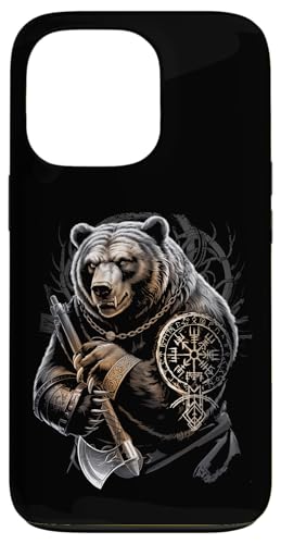 Berserker Bär Odin Vegvisir Nordischer Kompass Wikinger Hülle für iPhone 13 Pro von Viking Valhalla Krieger Normanne Runenkreis Götter