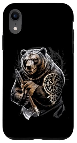 Berserker Bär Odin Vegvisir Nordischer Kompass Wikinger Hülle für iPhone XR von Viking Valhalla Krieger Normanne Runenkreis Götter