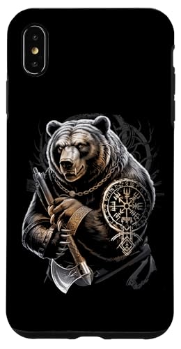 Berserker Bär Odin Vegvisir Nordischer Kompass Wikinger Hülle für iPhone XS Max von Viking Valhalla Krieger Normanne Runenkreis Götter