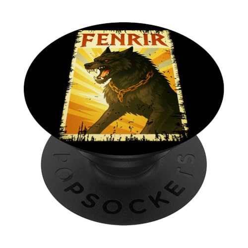 Fenrir Wolf Odins Fenrirwolf Wikinger Wolf Krieger Walhalla PopSockets Klebender PopGrip Fenrir Wolf Odins Fenrirwolf Wikinger Wolf Krieger Walhalla PopSockets Klebender PopGrip von Viking Valhalla Krieger Normanne Runenkreis Götter