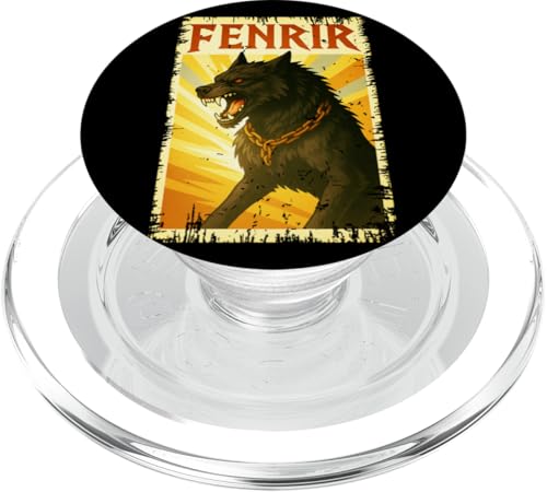 Fenrir Wolf Odins Fenrirwolf Wikinger Wolf Krieger Walhalla PopSockets PopGrip für MagSafe Fenrir Wolf Odins Fenrirwolf Wikinger Wolf Krieger Walhalla PopSockets PopGrip für MagSafe von Viking Valhalla Krieger Normanne Runenkreis Götter