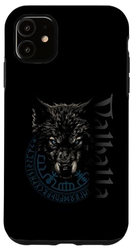 Hülle für iPhone 11 Walhalla Wolf Wölfe Odins Runen Nordischer Kompass Wikinger von Viking Valhalla Krieger Normanne Runenkreis Götter