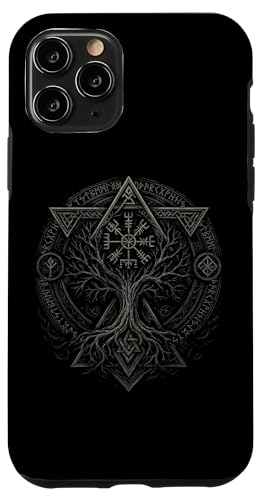 Nordischer Lebensbaum Yggdrasil Vegvisir Runenkreis Wikinger Hülle für iPhone 11 Pro Nordischer Lebensbaum Yggdrasil Vegvisir Runenkreis Wikinger Hülle für iPhone 11 Pro von Viking Valhalla Krieger Normanne Runenkreis Götter