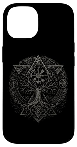 Nordischer Lebensbaum Yggdrasil Vegvisir Runenkreis Wikinger Hülle für iPhone 14 Nordischer Lebensbaum Yggdrasil Vegvisir Runenkreis Wikinger Hülle für iPhone 14 von Viking Valhalla Krieger Normanne Runenkreis Götter