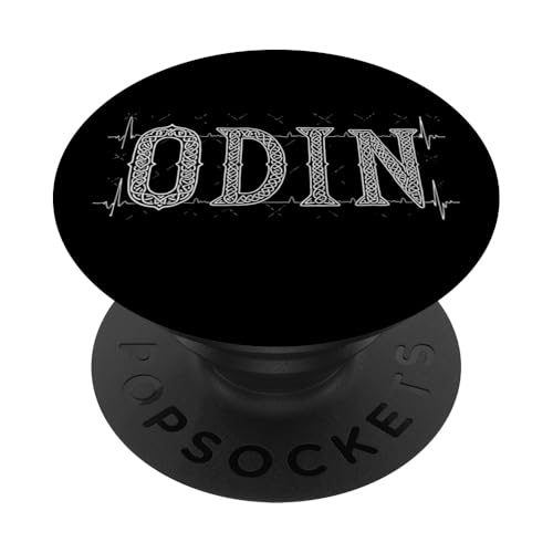 Odin Schrift Keltische Knoten Herzschlag Walhalla Wikinger PopSockets Klebender PopGrip Odin Schrift Keltische Knoten Herzschlag Walhalla Wikinger PopSockets Klebender PopGrip von Viking Valhalla Krieger Normanne Runenkreis Götter