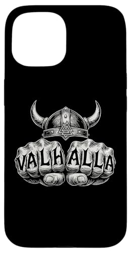 Walhalla Faust Valknut Symbol nordische Mythologie Wikinger Hülle für iPhone 15 Walhalla Faust Valknut Symbol nordische Mythologie Wikinger Hülle für iPhone 15 von Viking Valhalla Krieger Normanne Runenkreis Götter