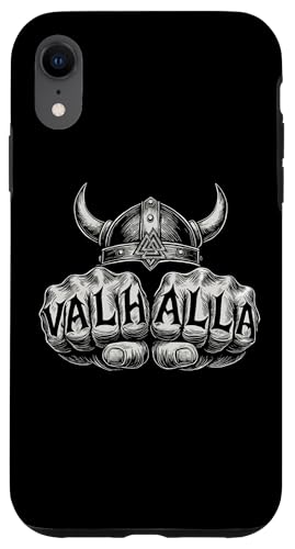 Walhalla Faust Valknut Symbol nordische Mythologie Wikinger Hülle für iPhone XR Walhalla Faust Valknut Symbol nordische Mythologie Wikinger Hülle für iPhone XR von Viking Valhalla Krieger Normanne Runenkreis Götter