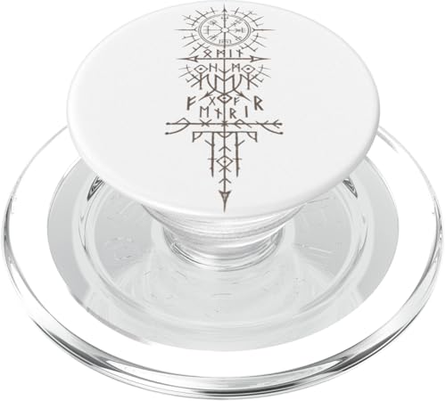 Walhalla Odin Fenrir Runen Nordischer Kompass Wikinger PopSockets PopGrip für MagSafe Walhalla Odin Fenrir Runen Nordischer Kompass Wikinger PopSockets PopGrip für MagSafe von Viking Valhalla Krieger Normanne Runenkreis Götter
