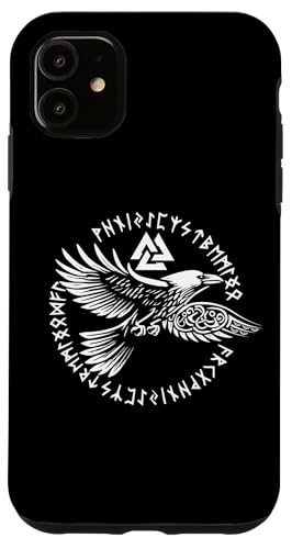 Walhalla Rabe Raben Odins Runen Nordischer Kompass Wikinger Hülle für iPhone 11 Walhalla Rabe Raben Odins Runen Nordischer Kompass Wikinger Hülle für iPhone 11 von Viking Valhalla Krieger Normanne Runenkreis Götter