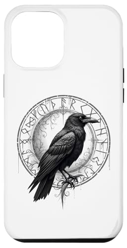 Walhalla Rabe Raben Odins Runen Nordischer Kompass Wikinger Hülle für iPhone 12 Pro Max von Viking Valhalla Krieger Normanne Runenkreis Götter
