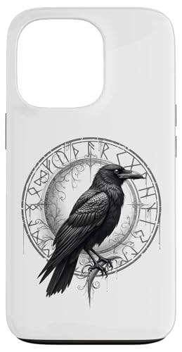 Walhalla Rabe Raben Odins Runen Nordischer Kompass Wikinger Hülle für iPhone 13 Pro von Viking Valhalla Krieger Normanne Runenkreis Götter