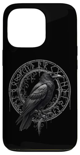 Walhalla Rabe Raben Odins Runen Nordischer Kompass Wikinger Hülle für iPhone 13 Pro von Viking Valhalla Krieger Normanne Runenkreis Götter