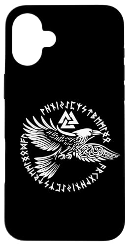 Walhalla Rabe Raben Odins Runen Nordischer Kompass Wikinger Hülle für iPhone 16 Plus Walhalla Rabe Raben Odins Runen Nordischer Kompass Wikinger Hülle für iPhone 16 Plus von Viking Valhalla Krieger Normanne Runenkreis Götter