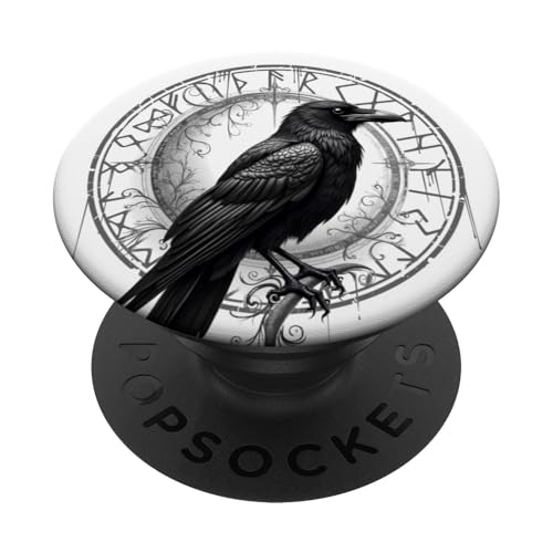 Walhalla Rabe Raben Odins Runen Nordischer Kompass Wikinger PopSockets Klebender PopGrip Walhalla Rabe Raben Odins Runen Nordischer Kompass Wikinger PopSockets Klebender PopGrip von Viking Valhalla Krieger Normanne Runenkreis Götter