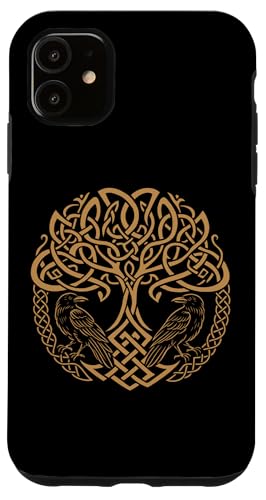 Walhalla Raben Odins keltischer Knoten Lebensbaum Wikinger Hülle für iPhone 11 Walhalla Raben Odins keltischer Knoten Lebensbaum Wikinger Hülle für iPhone 11 von Viking Valhalla Krieger Normanne Runenkreis Götter