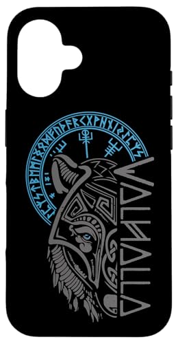 Walhalla Wolf Maske Odin Runen Nordischer Kompass Wikinger Hülle für iPhone 16 Walhalla Wolf Maske Odin Runen Nordischer Kompass Wikinger Hülle für iPhone 16 von Viking Valhalla Krieger Normanne Runenkreis Götter