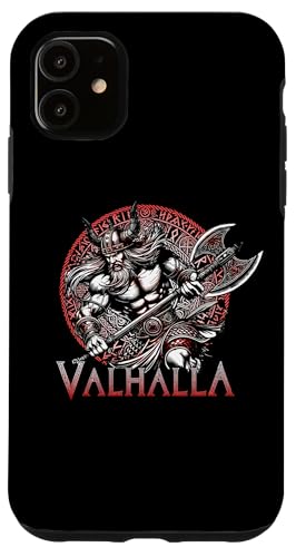 Wikinger Krieger Runen Kreis Nordischer Kompass Walhalla Hülle für iPhone 11 von Viking Valhalla Krieger Normanne Runenkreis Götter