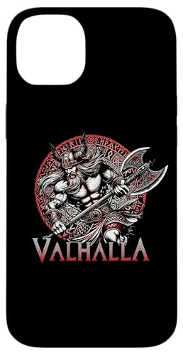 Wikinger Krieger Runen Kreis Nordischer Kompass Walhalla Hülle für iPhone 14 Plus von Viking Valhalla Krieger Normanne Runenkreis Götter