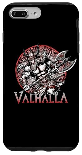 Wikinger Krieger Runen Kreis Nordischer Kompass Walhalla Hülle für iPhone 7 Plus/8 Plus von Viking Valhalla Krieger Normanne Runenkreis Götter