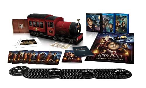 Harry potter - l'intégrale - coffret collector train 4k Ultra-HD [Blu-ray] [FR Import] von Vikisda