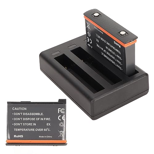 2 X 1800 MAh Wiederaufladbarer Action-Kamera-Akku mit USB-Ladegerät mit 3 Steckplätzen, Wiederaufladbarer Lithium-Polymer-Akku mit Ladegerät, Kompatibel mit Insta 360 X3 2 X 1800 MAh Wiederaufladbarer Action-Kamera-Akku mit USB-Ladegerät mit 3 Steckplätzen, Wiederaufladbarer Lithium-Polymer-Akku mit Ladegerät, Kompatibel mit Insta 360 X3 von Vikye