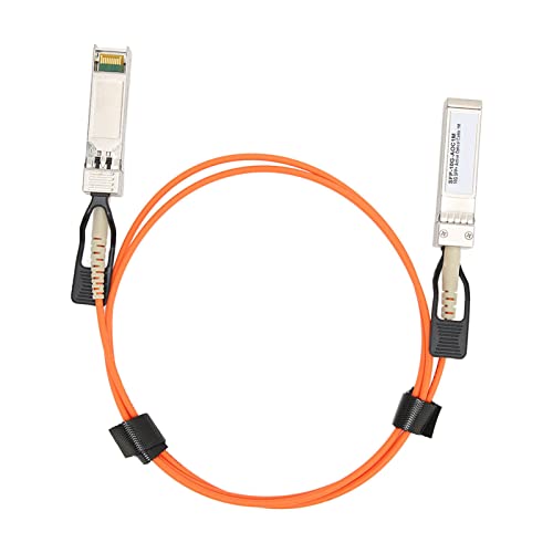 AOC-Kabel, 10G SFP Plus-zu-SFP Plus-AOC-Kabel, Plug-and-Play-Hochgeschwindigkeits-Stabilitätssignal, Aktives Optisches Kabel, Direktanschlusskabel, Kompatibel mit Cisco/HP/Extreme von Vikye