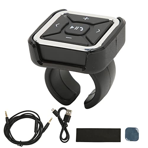 Bluetooth Media Button Wireless Sound Adapter Schalter Lenkradfernbedienung für Auto Motorrad Fahrrad von Vikye