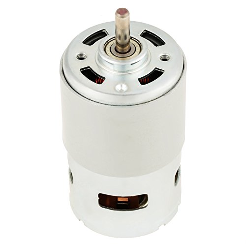 DC Motor, 775 12V 12000RPM Hochgeschwindigkeits Miniatur DC Brushless Motor Geeignet für Elektrowerkzeuge, Elektroschrauber, Ventilator-Spielzeug, Saftmaschine von Vikye