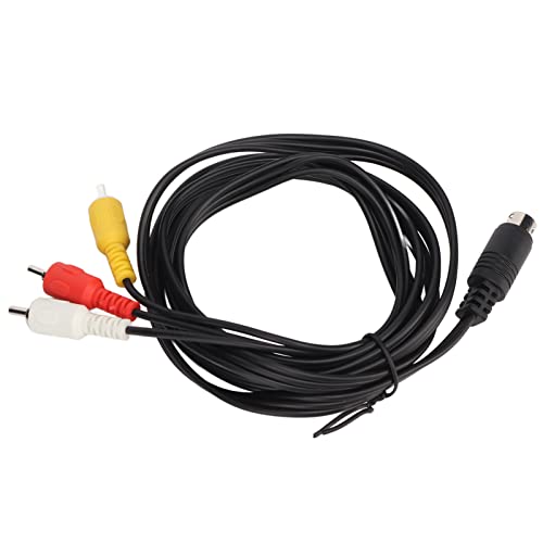 DIN 9 Pin auf Cinch Audio Video Composite Kabel, 3 Cinch Stecker auf 9 Pin DIN Stecker Verlängerungskabel, 9 Pin Stecker auf 3 Cinch Stecker Stereo AV Draht von Vikye