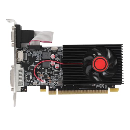 GT 610 Graphics Card 1 GB DDR3, 64 - Bit, HDMI VGA DVI, Computer PC Video Graphics Card, PCI Express 2.0 mit Stillen Cooling -Lüfter GT 610 Graphics Card 1 GB DDR3, 64 - Bit, HDMI VGA DVI, Computer PC Video Graphics Card, PCI Express 2.0 mit Stillen Cooling -Lüfter von Vikye